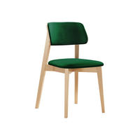 WOHNZIMMER STUHL KT63/C, Holzfarbe: Buche - Buchefarben/Grün, Holz/Textil (47/80/49cm) - MIRJAN24