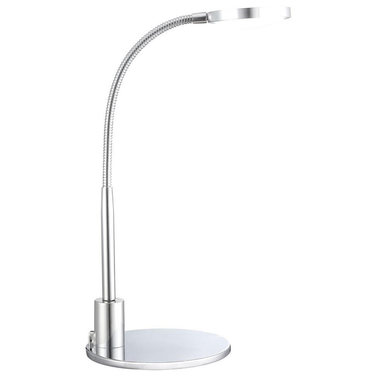 LED TISCHLEUCHTE PEGASI Silber Chrom - Silberfarben, Metall (16/25/44cm) - Globo Lighting