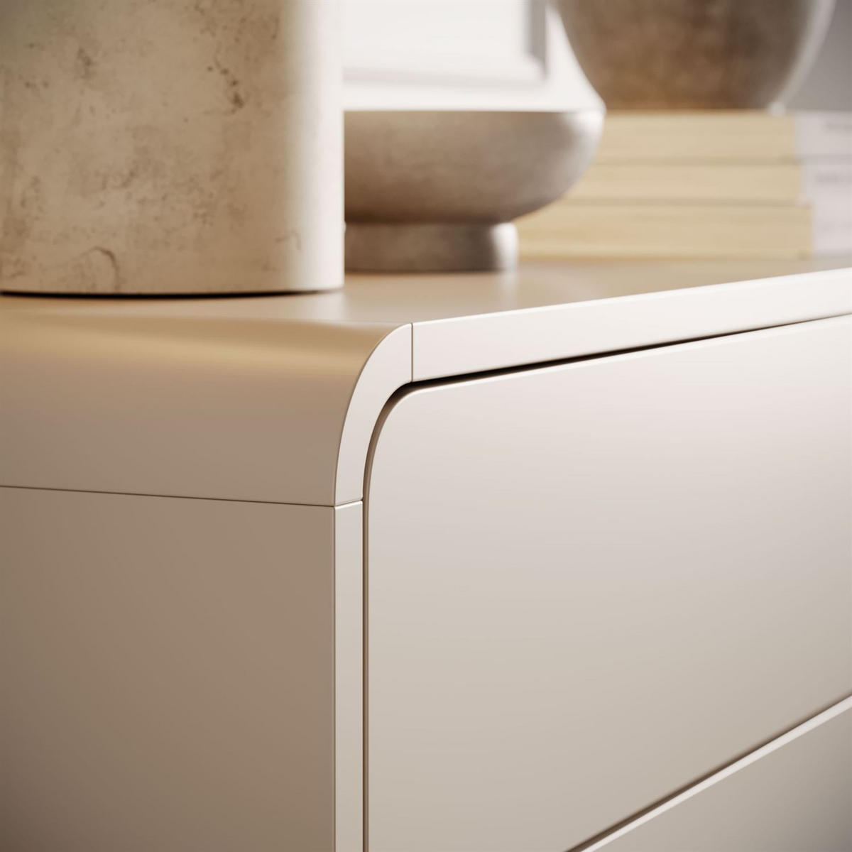 KOMMODE OLIVIO KSZ108 Kaschmir - Kaschmir, Holzwerkstoff (108/75/39cm) - Lookway