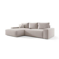 ECKSOFA Walken Mit Schlaffunktion - Weiß, Holzwerkstoff/Textil (280/185cm) - Fun Möbel