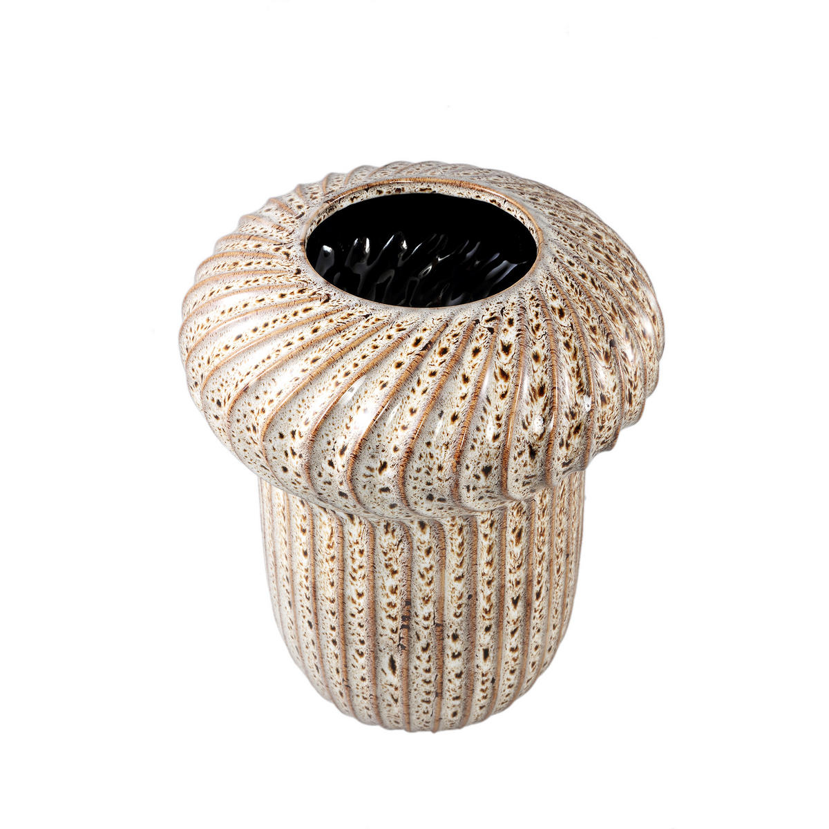 TOPF Sindi Braun 25/25/30cm - Braun, Keramik (30cm) - PTMD Collection