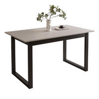 ESSTISCH ARTON II ausziehbarer Tisch 140-195 cm für 6-8 Personen - Beige/Schwarz, Holzwerkstoff/Metall (140/80/77cm) - Lookway