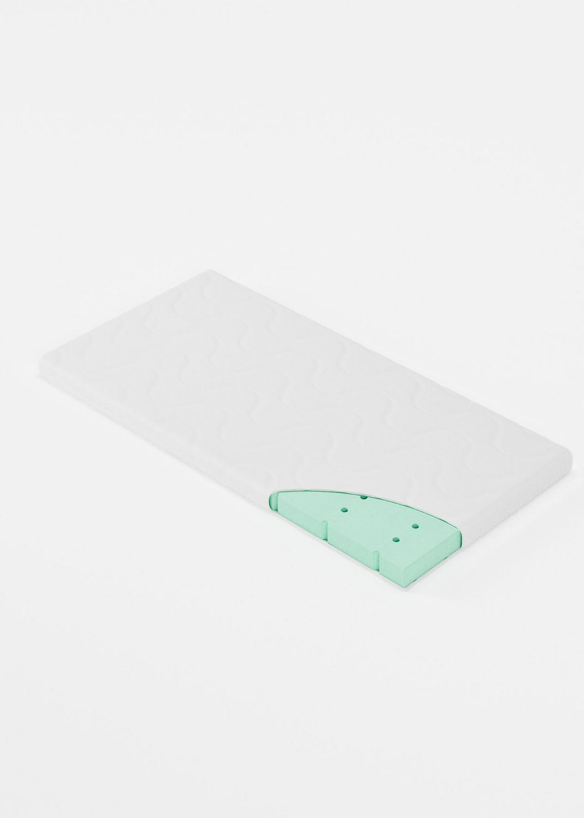 BABYMATRATZE für Babybett 60x120 cm, CLOUD SleepPlus - Weiß, Textil (60/120cm) - Sämann – make a difference.