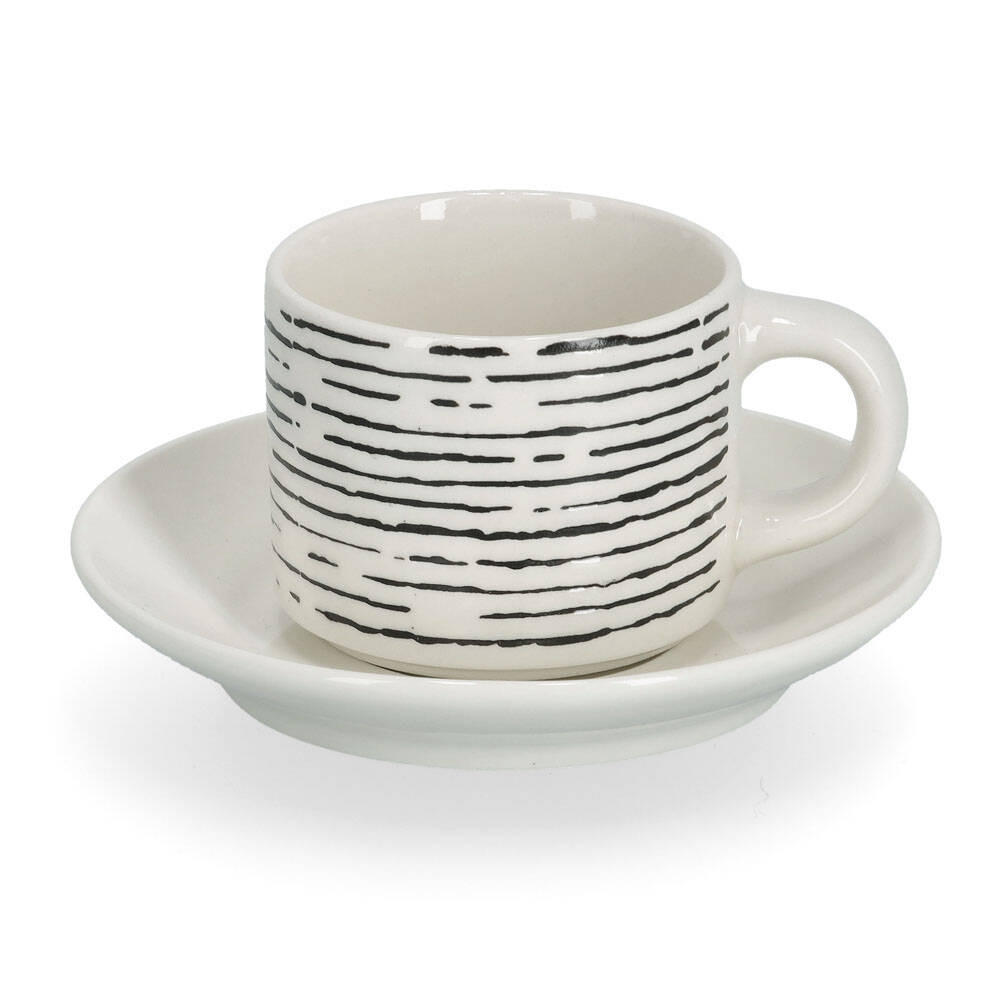 ESPRESSOTASSEN 60 ml 8-teilig - Weiß, Keramik (70L)
