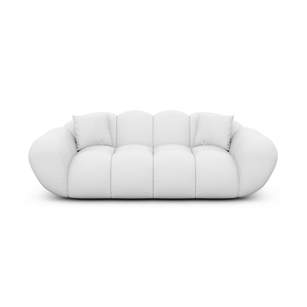 2-SITZER-SOFA Liva Weiß Kunstleder - Weiß, Kunststoff (200/70/93cm) - VAROYAL