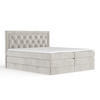 BOXSPRINGBETT Aurelia Beige 180/200 cm - Beige/Schwarz, Holz/Holzwerkstoff (180/200cm) - Maison de Reve