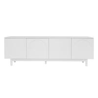 TV-SCHRANK 175/38/56 cm Weiß - Weiß, Holzwerkstoff (38/56/175cm) - Raumix