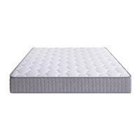 TASCHENFEDERKERNMATRATZE Weiß 140/200/25 cm H3 7-Zonen - Weiß, Metall - PANGIVO