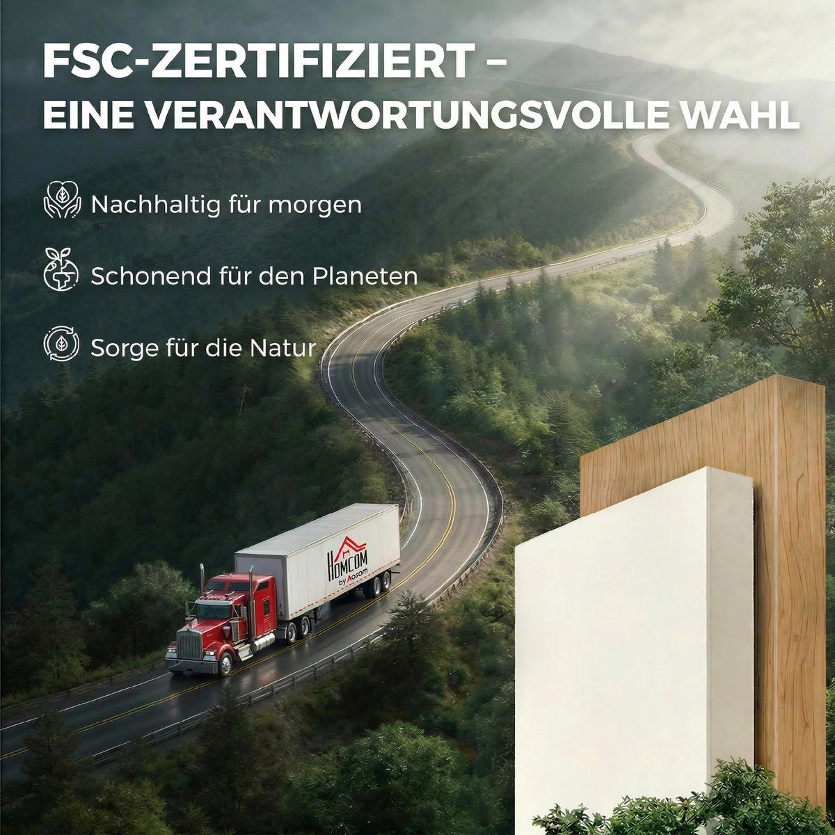SIDEBOARD DE-08716 mit Schublade & verstellbaren Regalen Weiß - Weiß, Holzwerkstoff (110/80/40cm) - ComfortXL