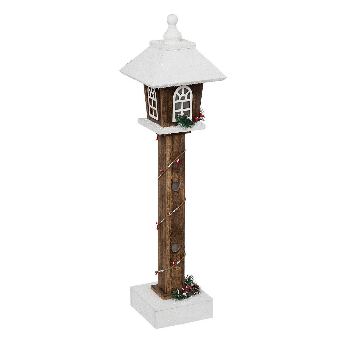 HOLZLATERNE LED 60 cm - Multicolor, Holzwerkstoff (16/60/16cm) - Atmosphera Createur d´interieur