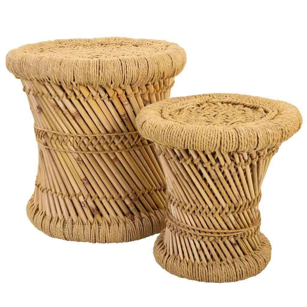 Wanderlust Hocker Braun 38x38x38 cm
