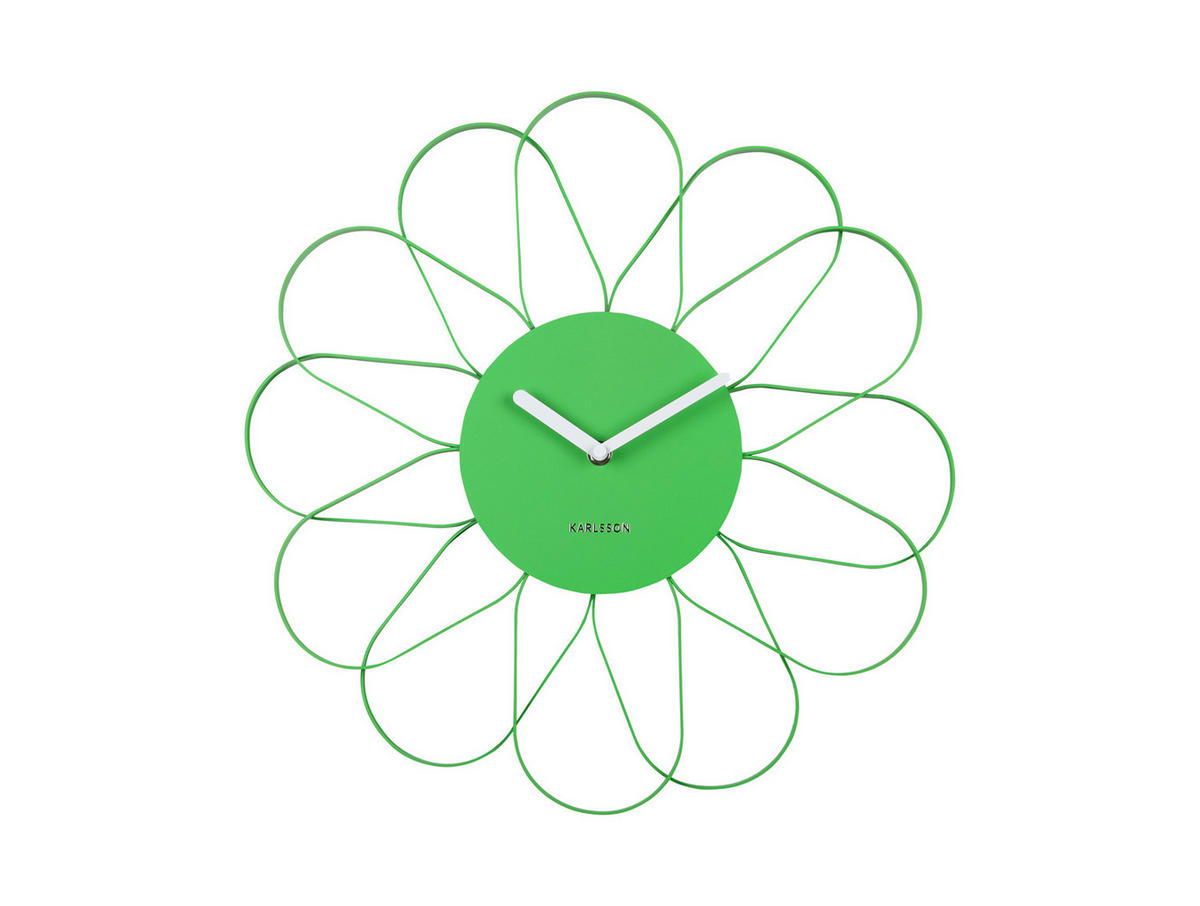 WANDUHR Arkis Ø40 cm - Grün, Metall (40/40/2.5cm) - Karlsson