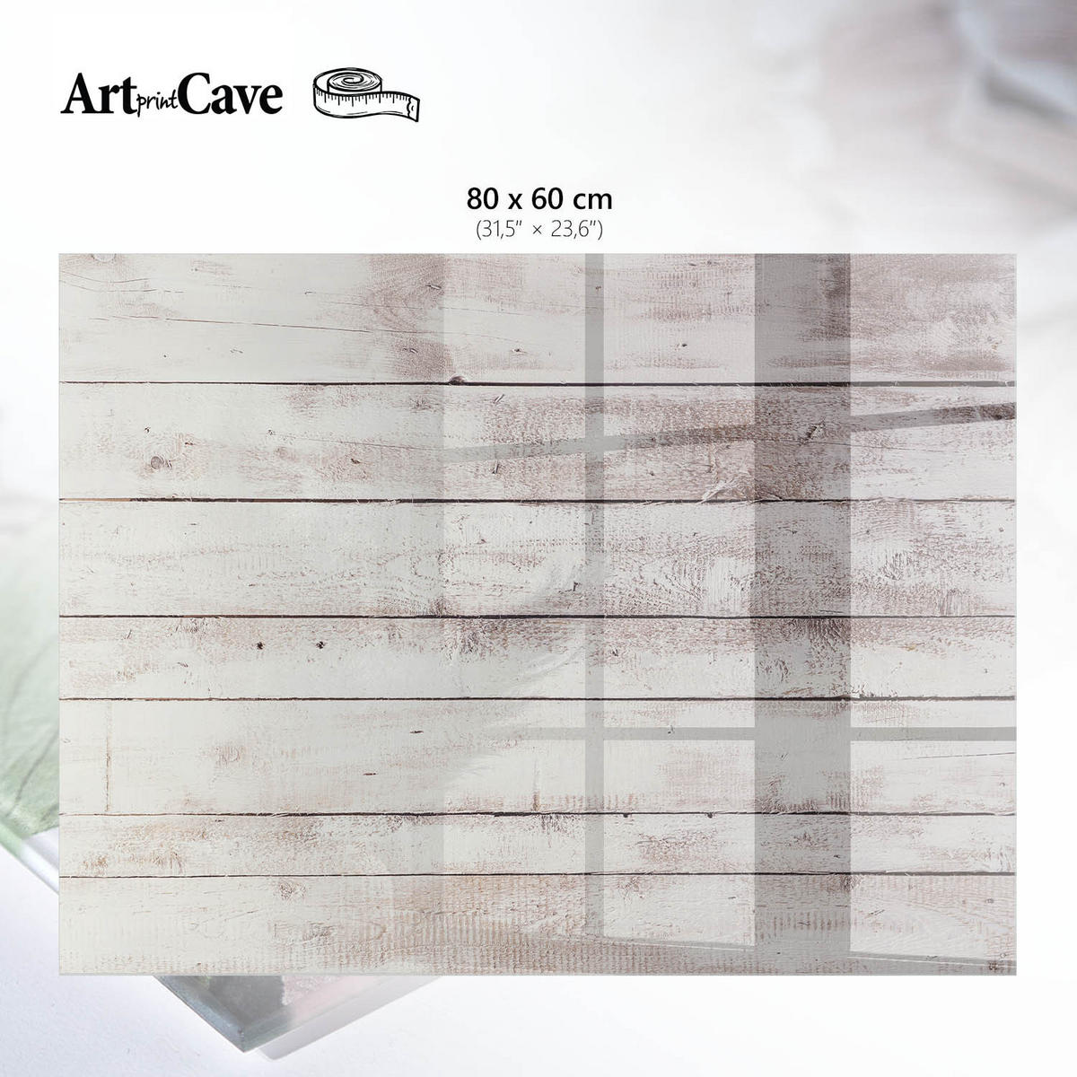 GLASPLATTE 80x60 cm – Whiteboards - Grau, Glas (0.4/80/60cm) - ArtPrintCave