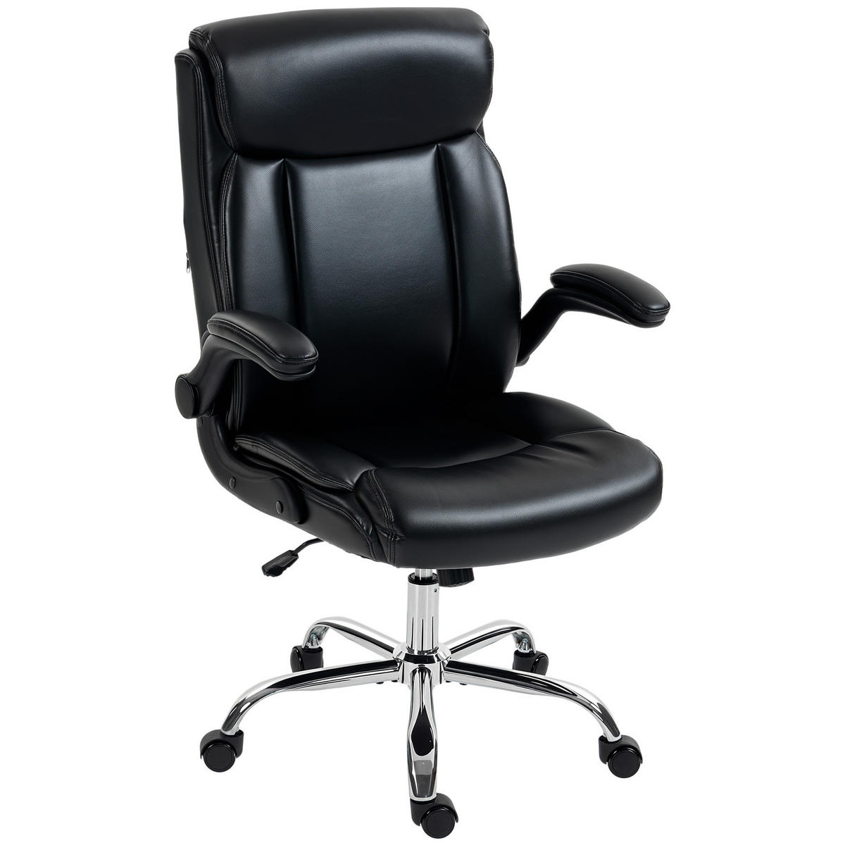 BÜROSTUHL Schwarz 70.0/69.0/117.0 cm - Schwarz, Kunststoff (69/117/70cm)