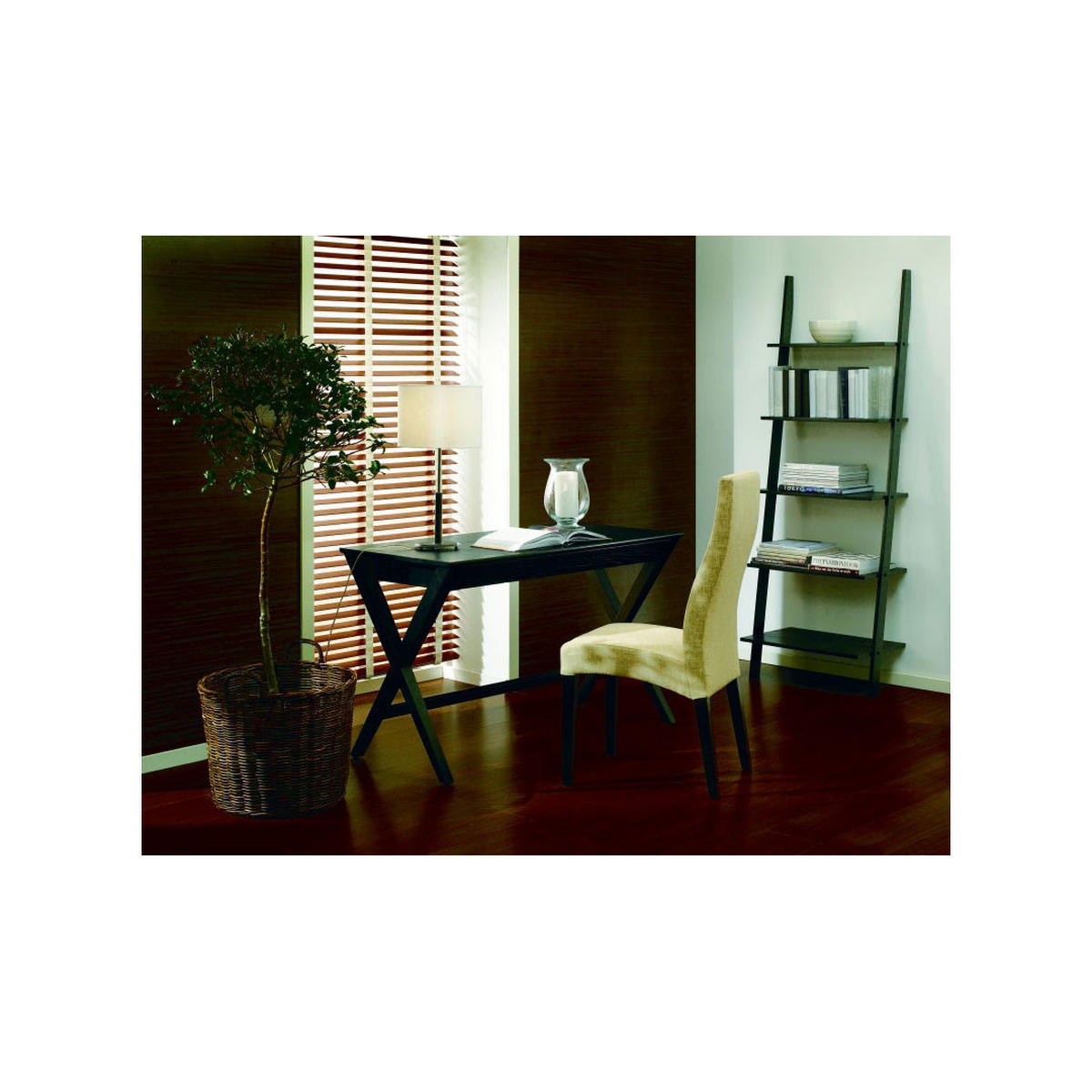 SCHREIBTISCH Braun - Schwarz, Holz (60/120/75cm) - ebuy24
