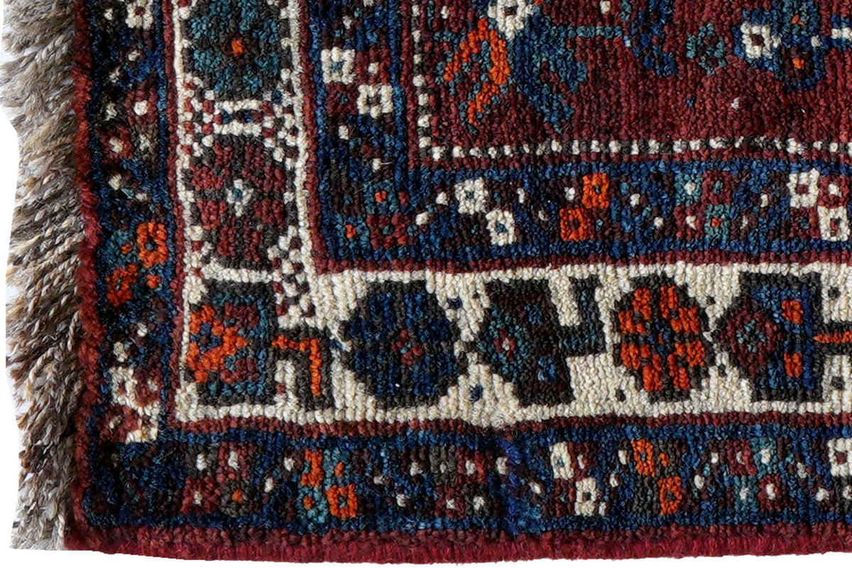 TEPPICH Gashgai Mehrfarbig 57/63 cm Schurwolle - Multicolor, Textil (63/57cm) - Looma