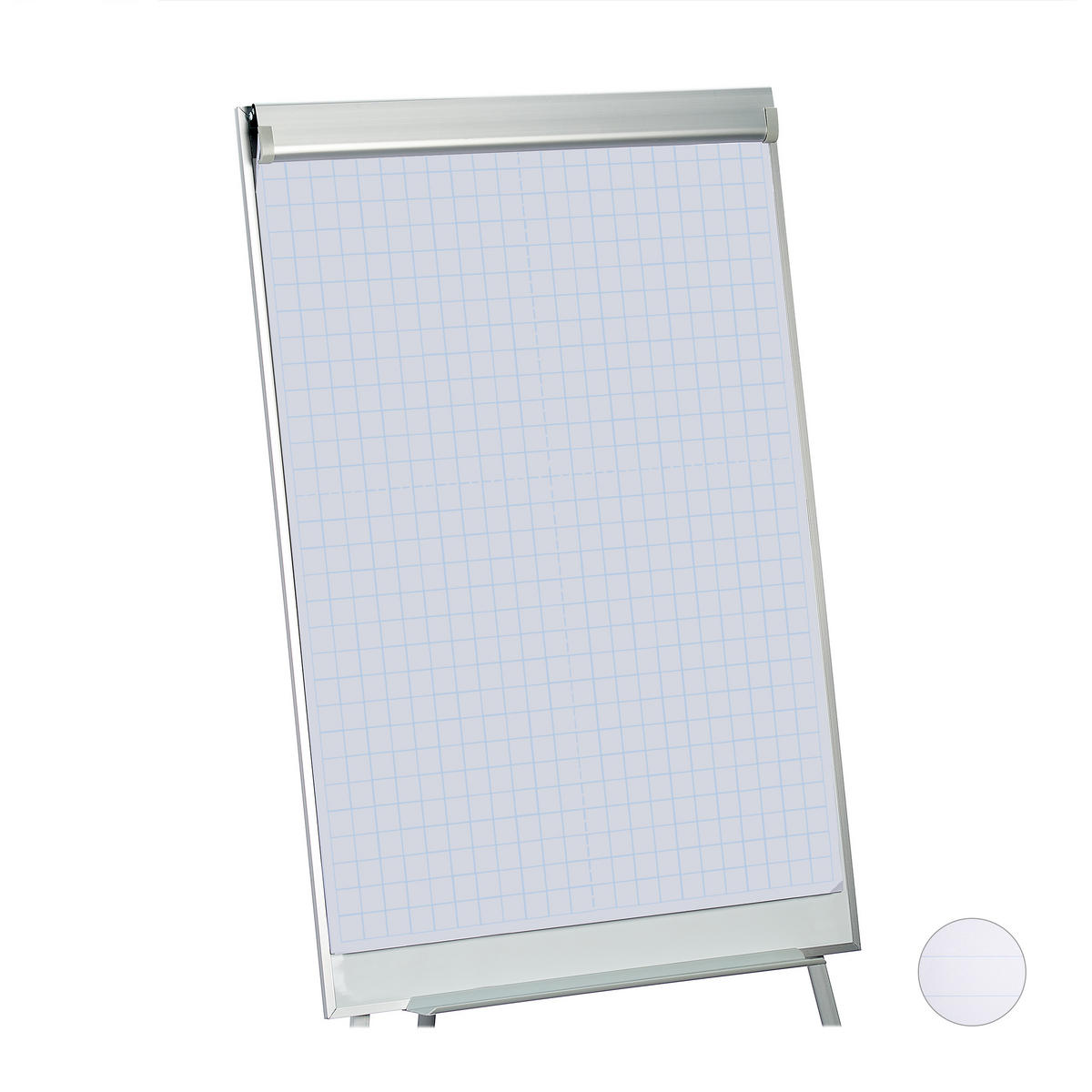 FLIPCHART papier - biela, papier (57.5/81/0.5cm) - Relaxdays