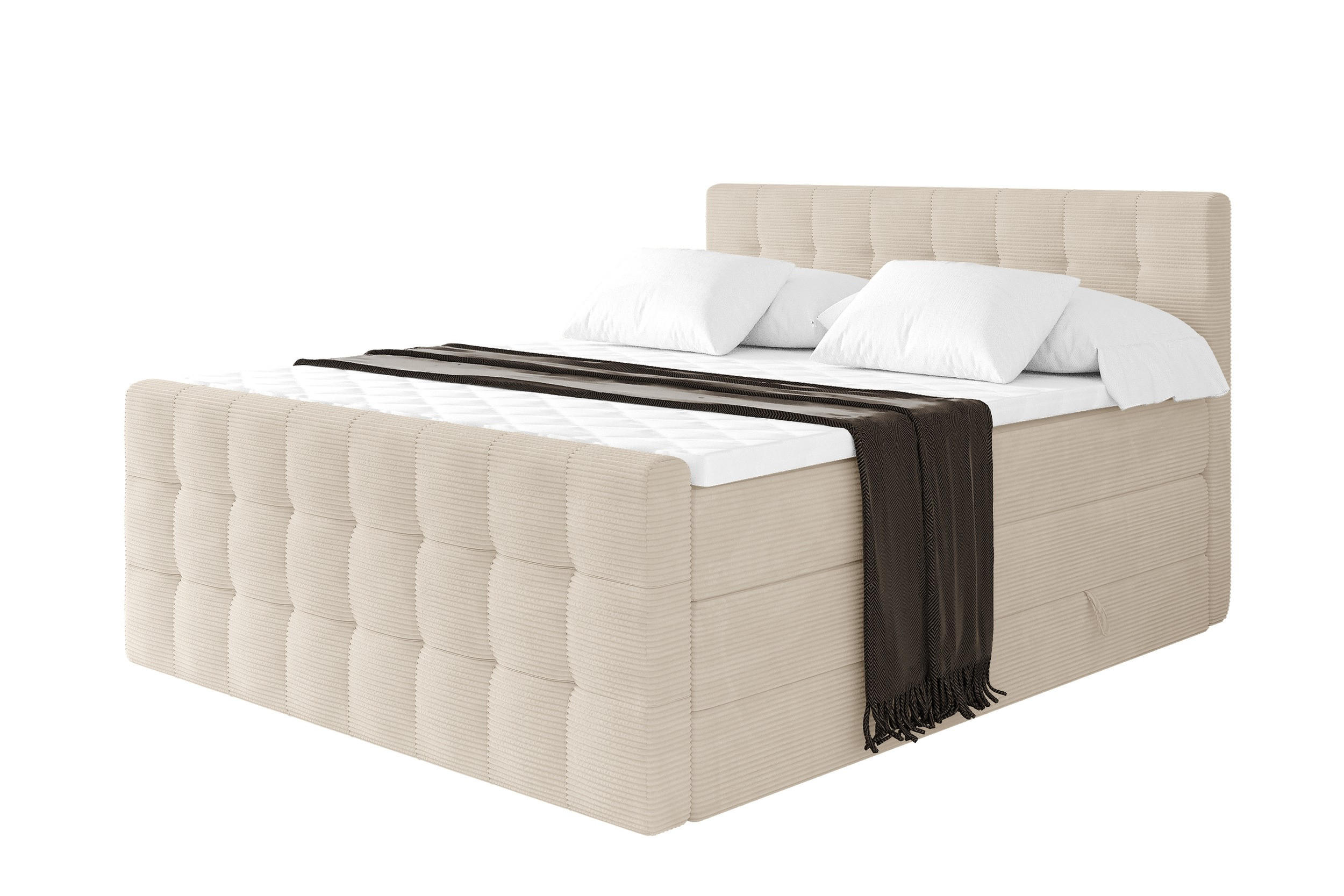 Altdecor Boxspringbett Kaschmir 123x200 cm