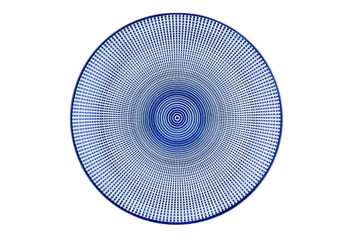 TELLER Pattern Ø26cm - 6er-Set - Dunkelblau - Blau, Keramik (26cm) - Björn