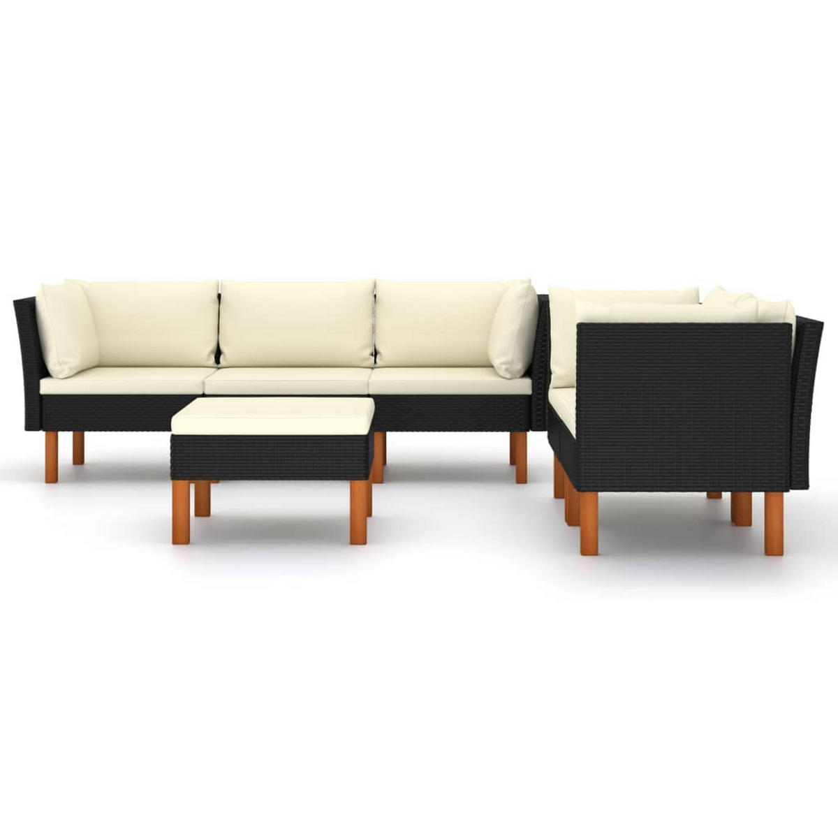 GARTENSET Redwine 6-teilig - Schwarz, Metall - Nettlife