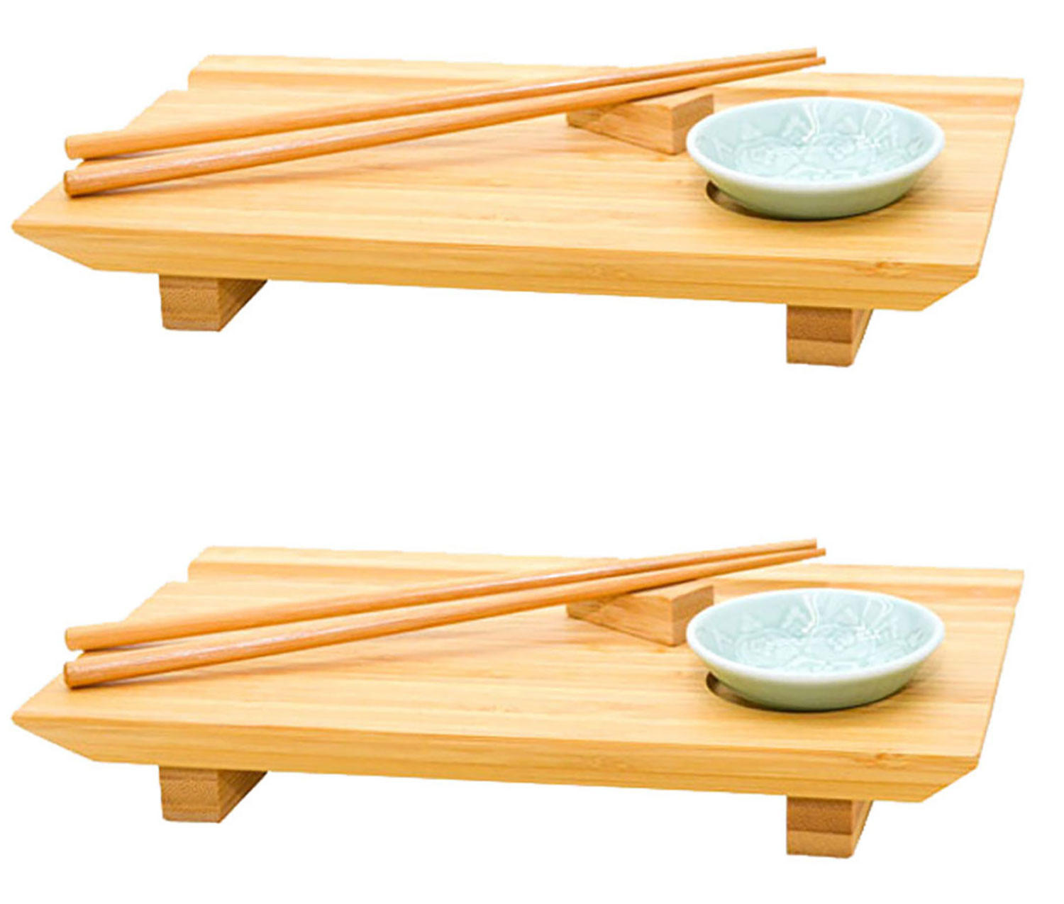 SUSHIBRETT 16/27/4 cm, Bambus - Braun, Holz (16/27cm) - Dunedesign