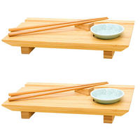 SUSHIBRETT 16/27/4 cm, Bambus - Braun, Holz (16/27cm) - Dunedesign