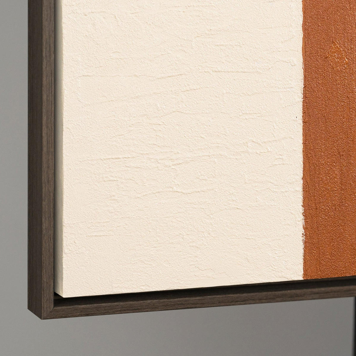 GEMÄLDE Sphäre der Balance Schattenfugenrahmen Grau 120x80 cm - Grau, Holz (120/80cm) - YS-art gallery