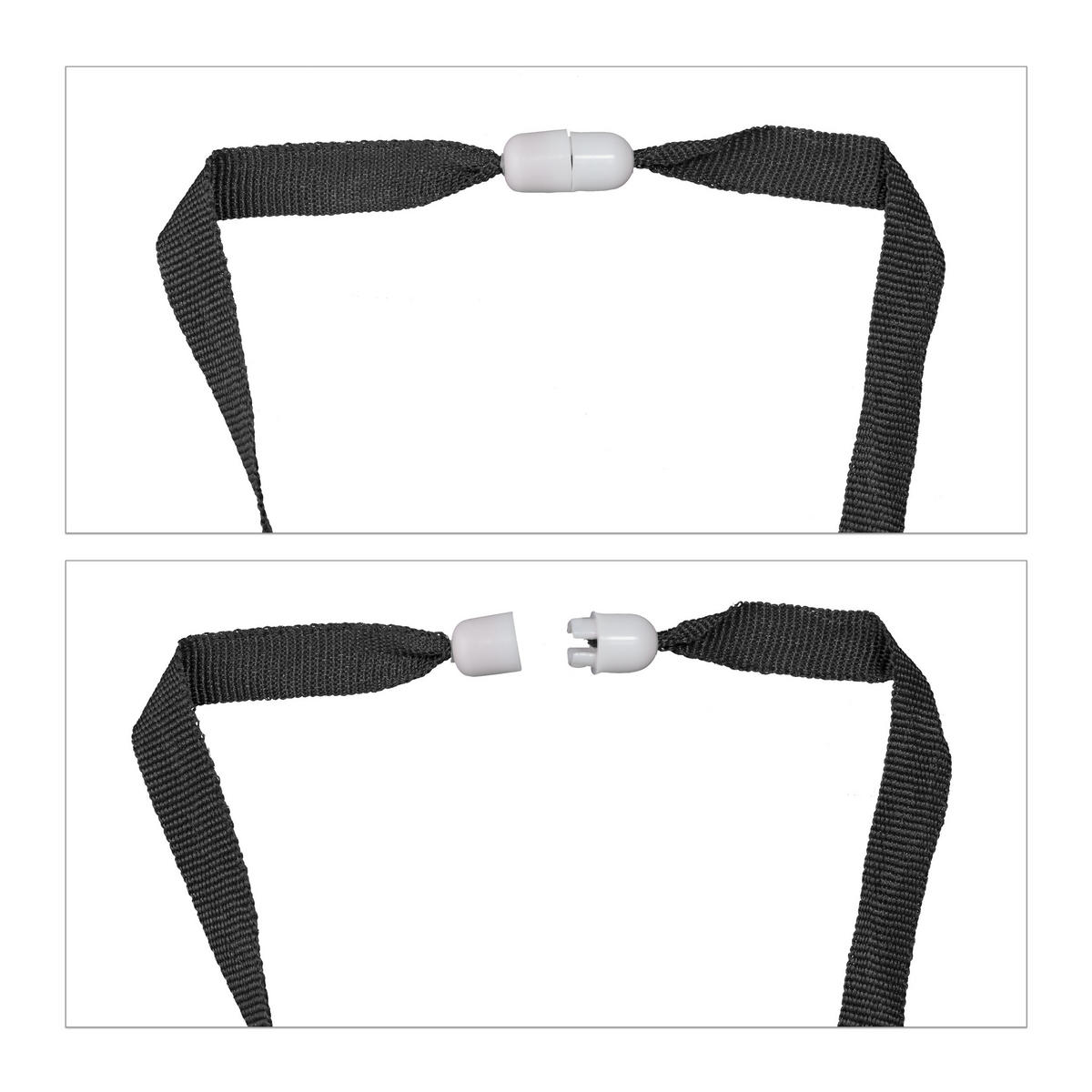 12XMEDAILE - různobarevná, textil/plast (5/0.5cm) - Relaxdays