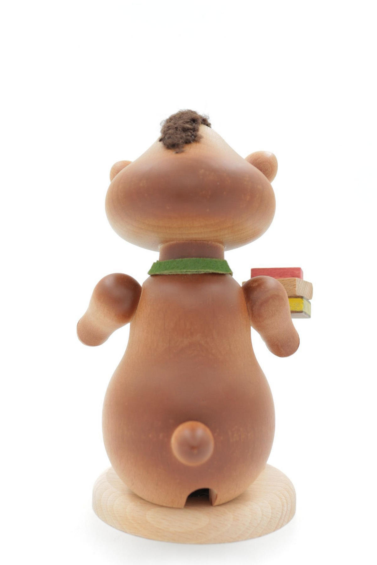 RAUCHFIGUR Hamster Bücherhamster 18 cm - Multicolor, Holz (12/18/0.1cm)