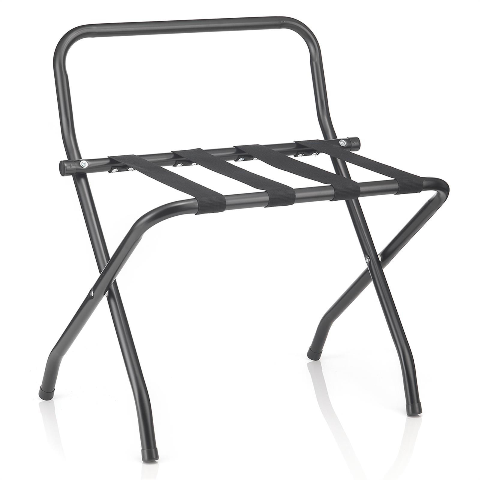 KOFFERSTÄNDER SUITE - Schwarz, Metall (62/70/49cm) - CARO-Möbel