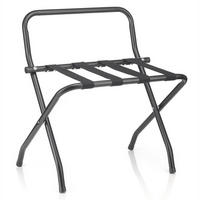 KOFFERSTÄNDER SUITE - Schwarz, Metall (62/70/49cm) - CARO-Möbel