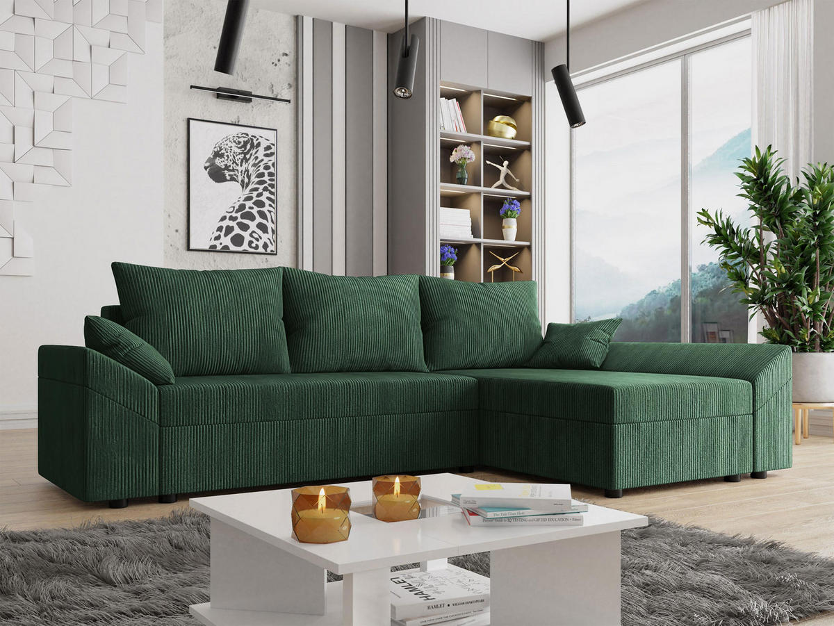 COLTAR Dante L Reiat - verde/negru, material plastic/material textil (240/140cm) - MIRJAN24