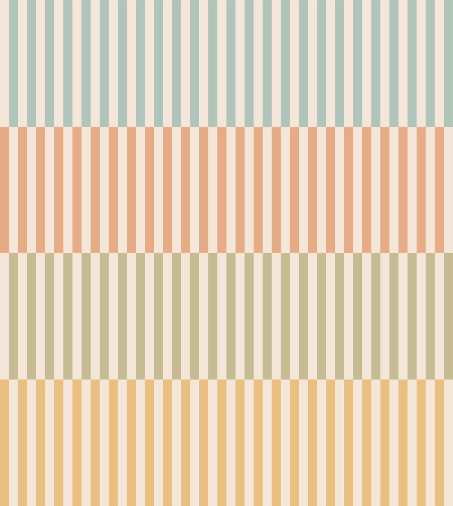 FOTOTAPETE Streifen 2.5 x 2.79 m - Multicolor, Papier (250/279cm) - ESTAhome