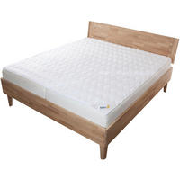 MATRATZENAUFLAGE Aloe Vera - Weiß, Textil (140/200cm) - JEKATEX