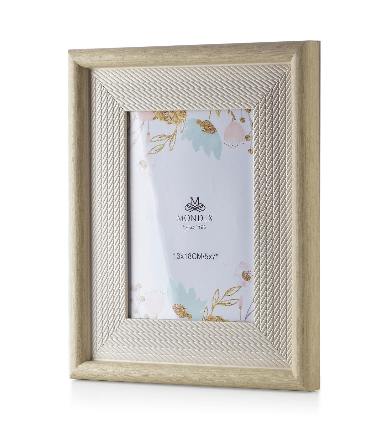 BILDERRAHMEN Adi Beige 26/21/2.5 cm Kunstoff - Beige, Kunststoff (21/2.5/26cm) - Mondex