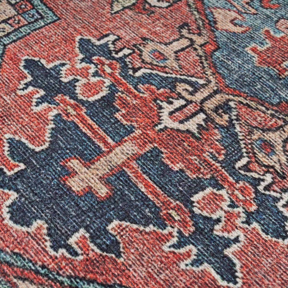 FLACHWEBETEPPICH Savanna Rot - Rot, Textil (240/330cm) - Kukoon Rugs