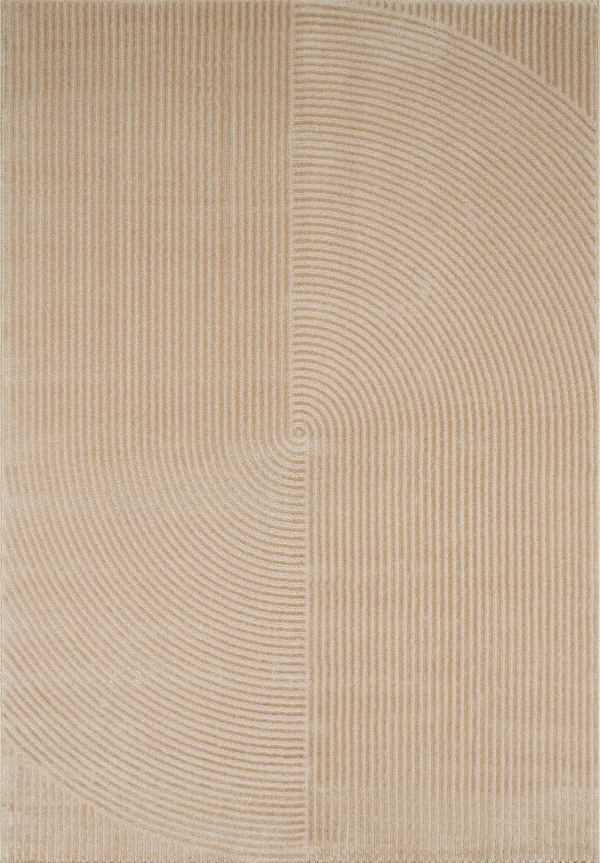 TEPPICH mit reliefartigem Muster in Beige Bianca 200x290 cm - Beige, Textil (200/290cm) - Nazar Rugs