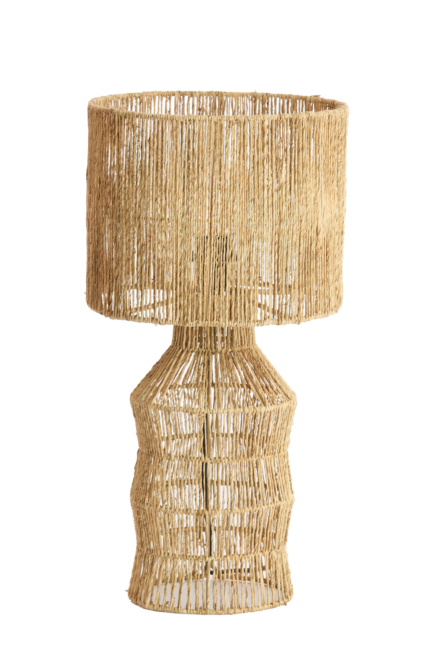 TISCHLAMPE Tidea Braun 28/28/56 cm - Braun, Textil (28/28/56cm) - Light & Living