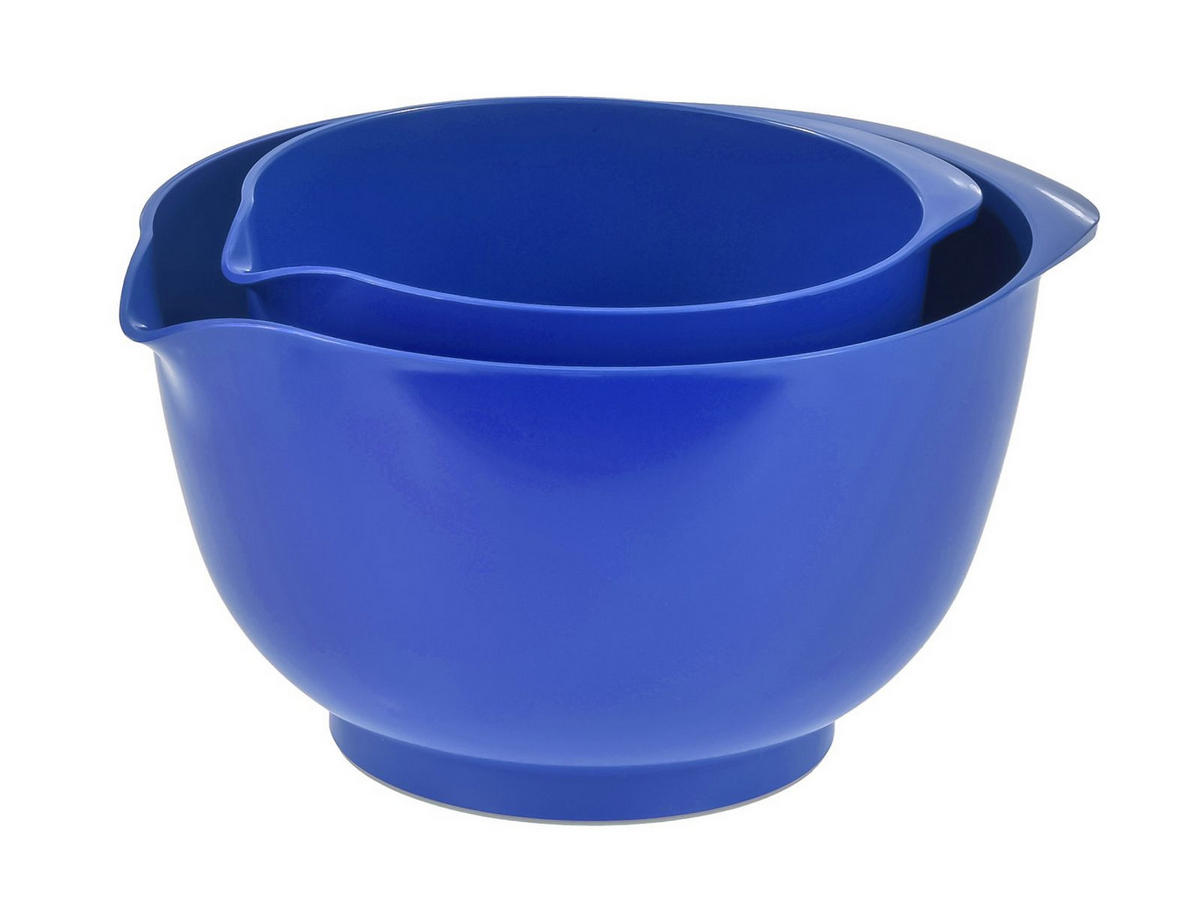 RÜHRSCHÜSSEL-SET Margrethe New blau (2tlg) - Blau, Kunststoff (21/15cm) - Rosti