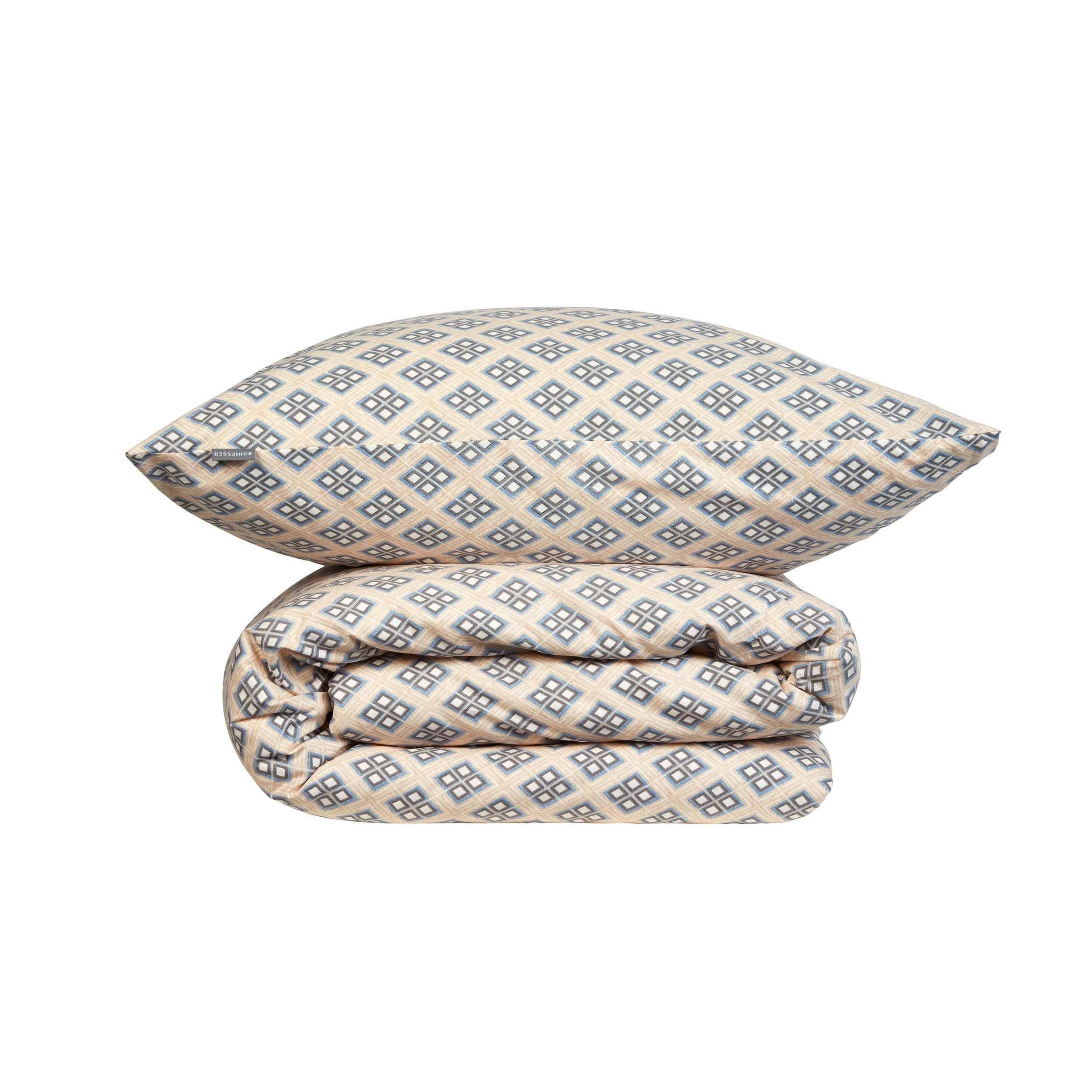 BETTWÄSCHESET Yosa - Renforcé - 2-teilig - 135 x 200 cm - Sand - Sandfarben, Textil (135/200cm) - SCHIESSER
