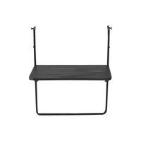 GARTENTISCH - 1 Person - Metall - Schwarz - Schwarz, Metall (55/60/74cm) - Vente-Unique