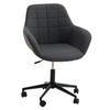 DREHSTUHL YANKEE - Dunkelgrau, Textil (65/92/60cm) - IDIMEX