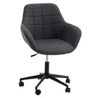 DREHSTUHL YANKEE - Dunkelgrau, Textil (65/92/60cm) - IDIMEX