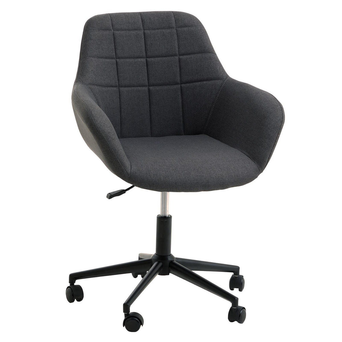 DREHSTUHL YANKEE - Dunkelgrau, Textil (65/92/60cm) - IDIMEX