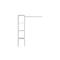 ANKLEIDEZIMMER Elysee Weiß 138 x 40 x 180 cm - Weiß, Holzwerkstoff (40/180/138cm) - Concept Usine