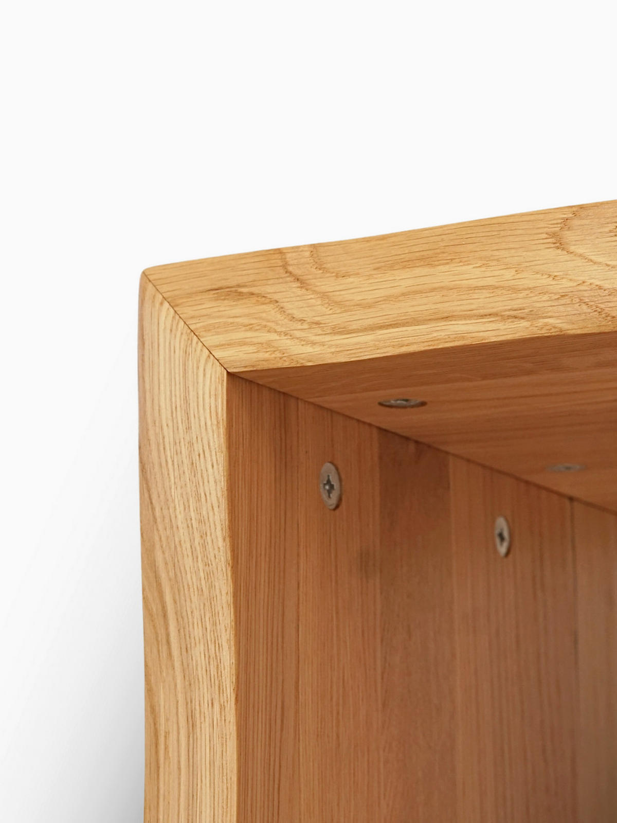 MASSIVHOLZBANK aus Eiche mit Baumkante M - Eichefarben, Holz (100/45/40cm) - holz4home