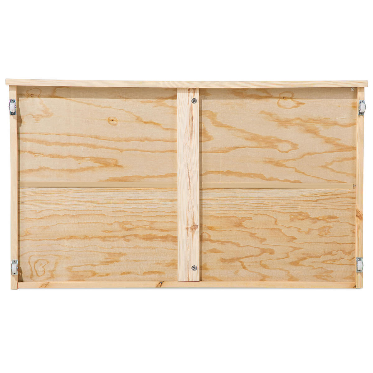 BETTSCHUBLADE 2er set Heller Holzfarbton Rumilly - Hellbraun, Holz - Beliani