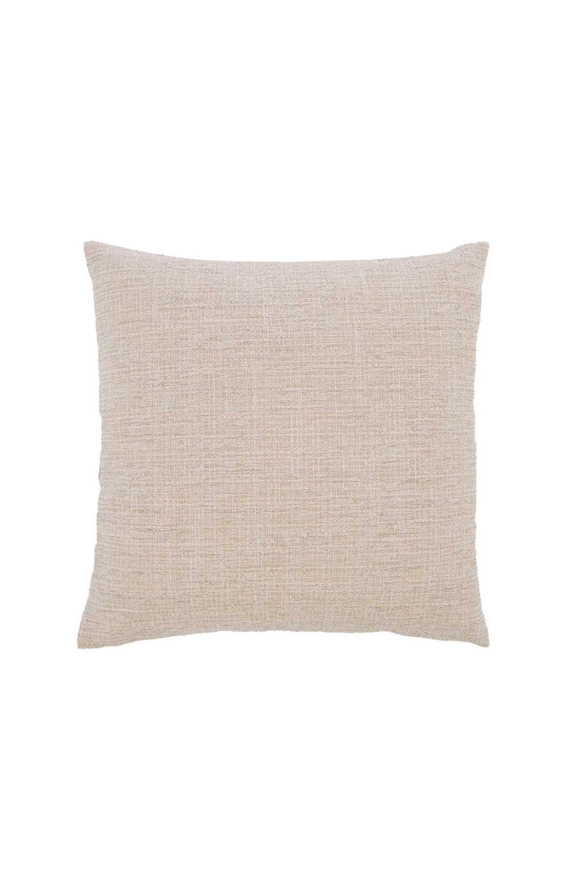 DEKOKISSEN Flint Weiß 45/45/10 cm - Weiß, Textil (45/45cm) - Light & Living