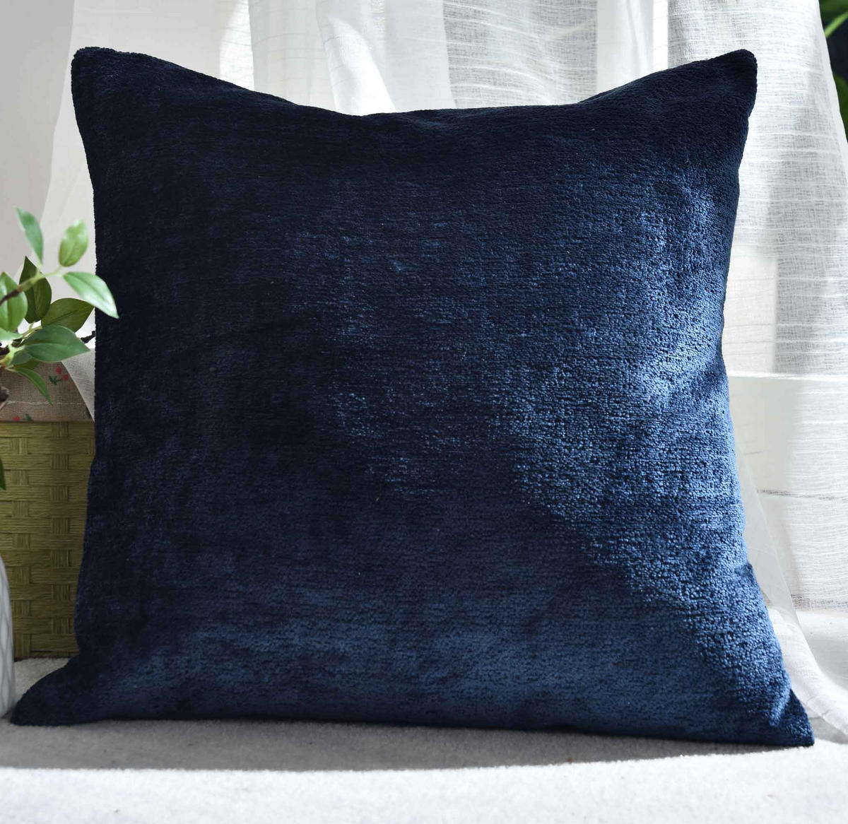 DEKOKISSEN »Nürnberg« HxB 45x45 cm Blau - Blau, Textil (45/45cm) - Gardinenbox