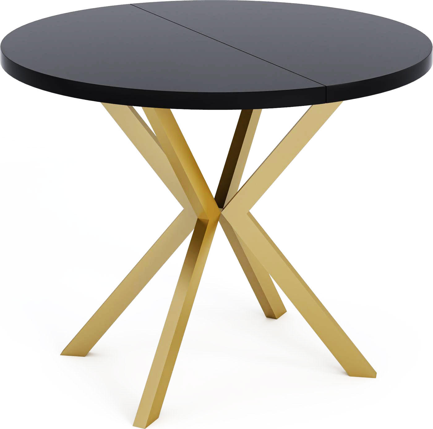 WFL Group Esstisch Schwarz 200x76x120 cm